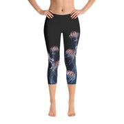 Jellyfish Capri Leggings - 57 Peaks